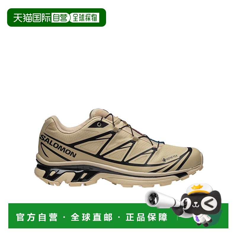 香港直邮Salomon S/Lab 男士浅卡其防水户外越野运动鞋徽标运动鞋