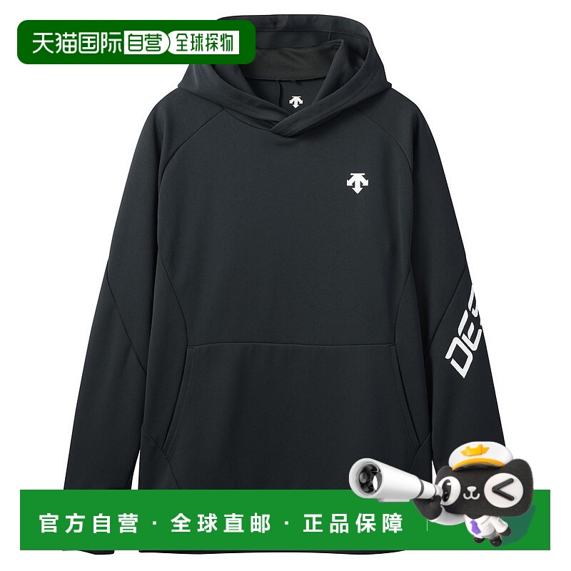 日潮跑腿DESCENTE迪桑特 男女款排球服运动卫衣 black MDV5SSW01U