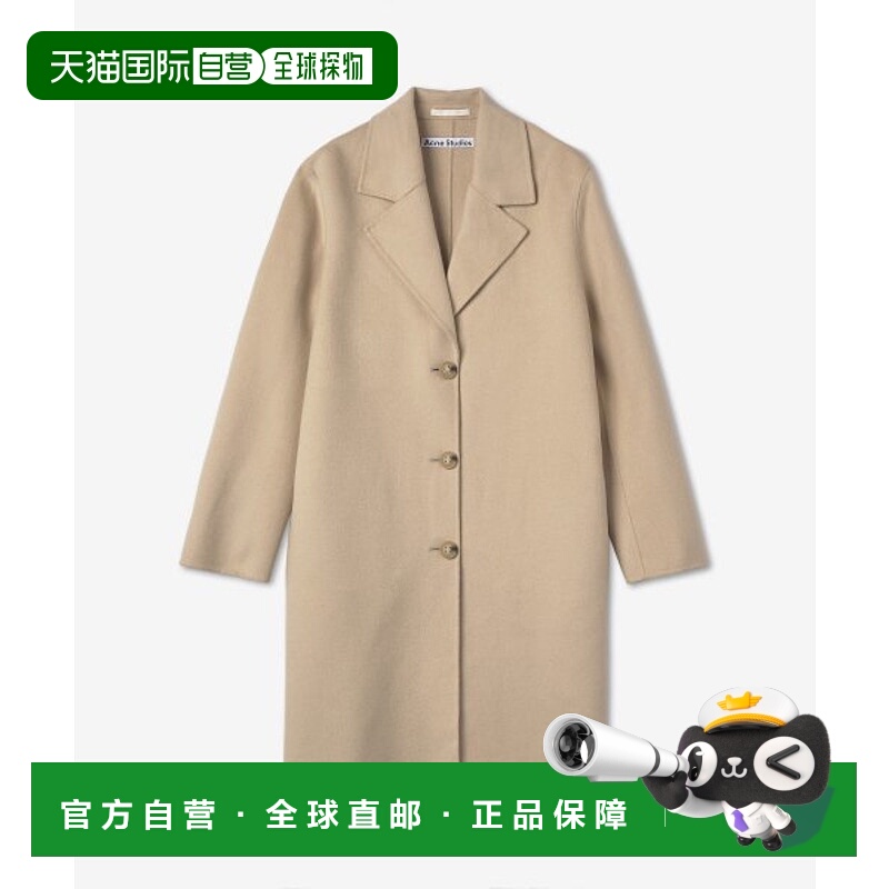 韩国直邮ACNE STUDIOS A90470AE5SINGLE BUTTON COAT女士外套