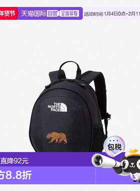 日本直邮THE NORTH FACE-K Homeslice 儿童书包8L 黑色北面双肩包