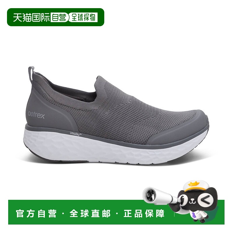 自营aetrexMen's Dash Slip On Shoes In Grey - grey 美国奥莱直
