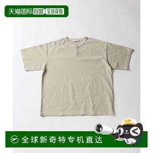 1h可退 日本直邮JOURNAL STANDARD OE后背亚麻领领T恤经典