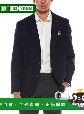 自营TailorByrd纹理运动外套-蓝色 美国奥莱直发