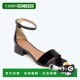 Jalena Block Sandals Patent 自营Bernardo Strap Black Ankle
