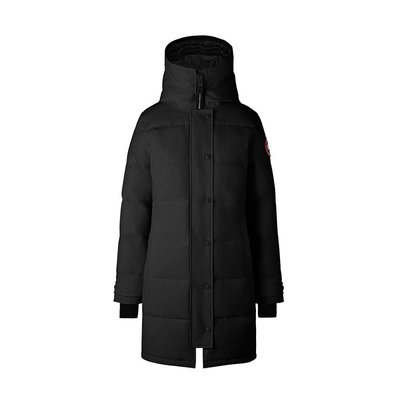 CANADA GOOSE/加拿大鹅 女士黑色涤纶羽绒高领连帽羽绒服