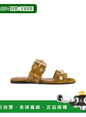 1h可退 香港直邮valentino 华伦天奴 女士 Nellcote 凉拖平底鞋 7