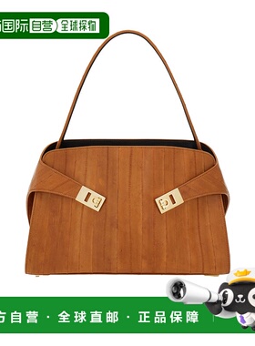 1h可退 香港直邮Salvatore Ferragamo Hug 柔软双色单肩包（M） 2