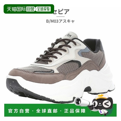 日本直邮moonstar B/M03 Asca Moonstar 男女运动鞋厚底6厘米鞋跟