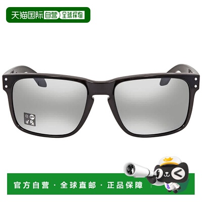 自营Oakley Holbrook Black Prizm Iridium Rectangular Men's Su