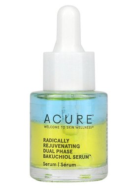 美国直邮Acure,透彻焕活双相补骨脂酚精华，0.67 液量盎司（20 毫