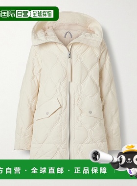 香港直邮Canada Goose 加拿大鹅 女士 Alessia 连帽绗缝棉混纺防