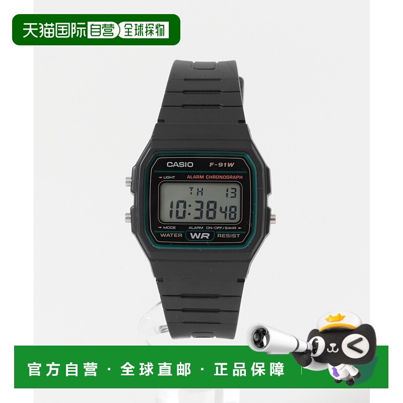 1h可退 日本直邮卡西欧 男士 轻盈耐用 数字显示 防水电子表 F-91