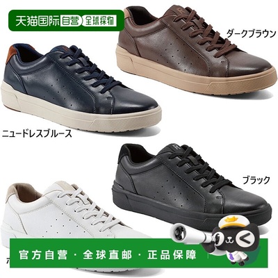 日本直邮Rockport 男式 Total Motion Tarquin 宽版系带商务鞋运