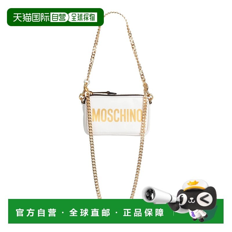 香港直邮Moschino 莫斯奇诺 女士 手袋 WHITE 白色时尚舒适斜挎包,箱包皮具/热销女包/男包,通用款女包,淘宝优惠券,粉丝福利购,淘宝优惠卷