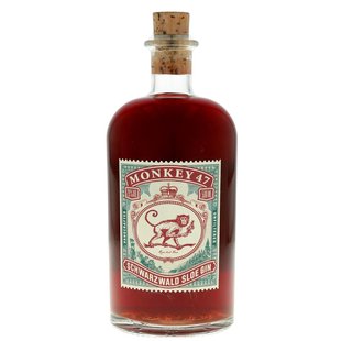 欧洲直邮MonkeyGin猴王47黑森林楒洛黑刺李黑刺莓金酒500ml29度