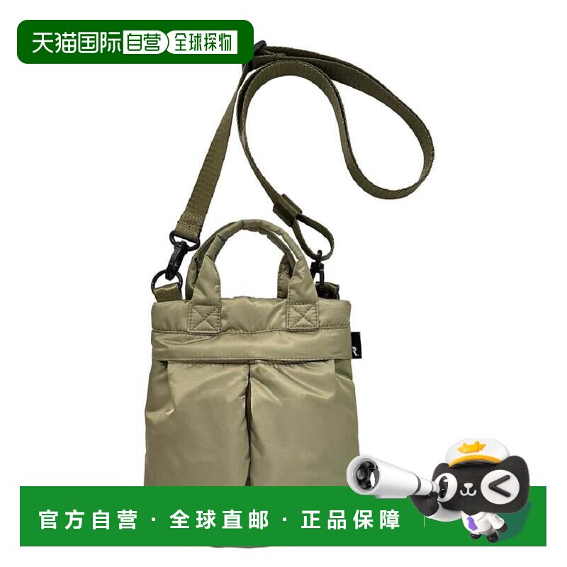日本直邮ROOTOTE 迷你头盔包 单肩托特包 SC婴儿 puff A 橄榄绿