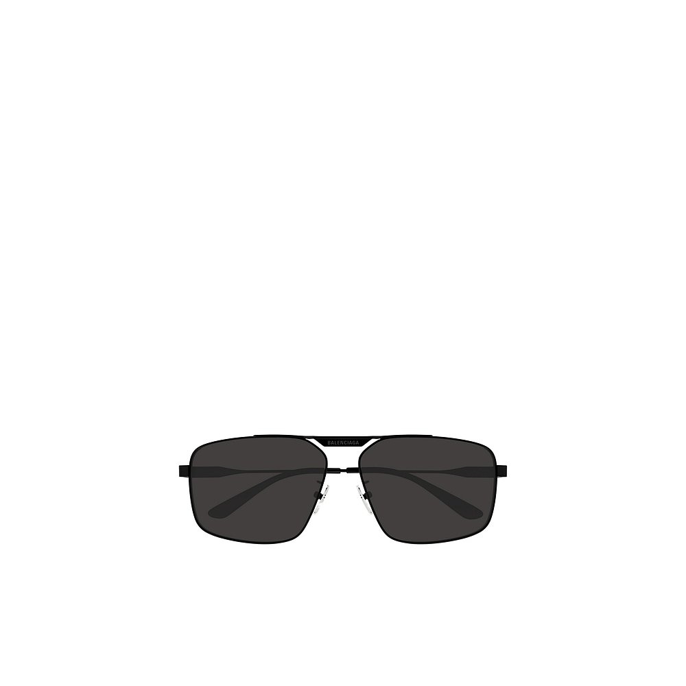 BALENCIAGA 男士太阳镜 BB0418SK001 SS2025 黑色 全框太阳镜