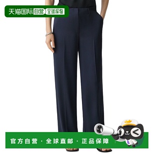 自营theory理论缎面经典长裤-黑色 美国奥莱直发