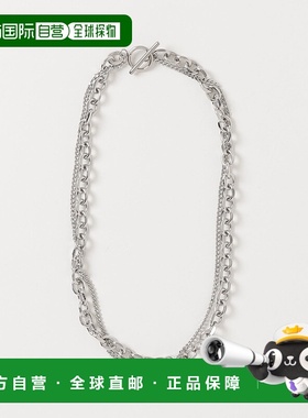 1h可退 日本直邮SILVER BULLET 男女同款双层设计项链 okunecklac