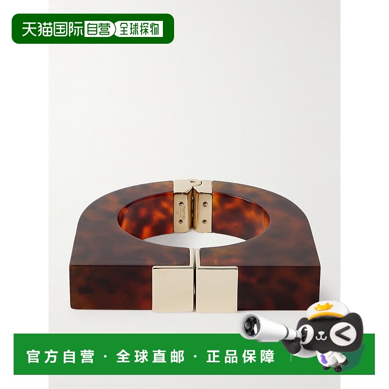 香港直邮Tom Ford 汤姆 福特 女士 Plexiglas® 镀金龟甲色手镯 JW
