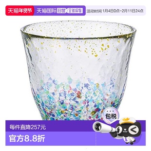 【日本直邮】Adelia 津轻维多洛摇滚庆典金彩玻璃杯 330ml 日本制