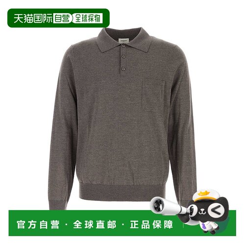 1h可退 香港直邮潮奢 Saint Laurent 圣罗兰 男士 扣環細部長袖 P