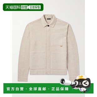 zegna 杰尼亚 男士 Chore 羊毛开司米亚麻真丝混纺夹克 U外套