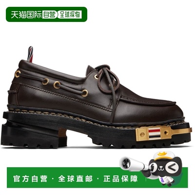 香港直邮Thom Browne 汤姆 布朗 女士 棕色 Vitello Calf Hiking