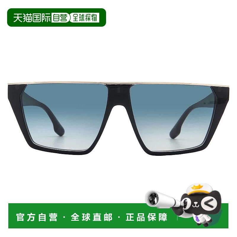 自营Victoria Beckham Blue Gradient Browline Ladies Sunglasse
