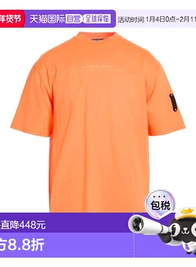 1h可退 香港直邮a cold wall 男士 T恤 orange橙色 舒适时尚