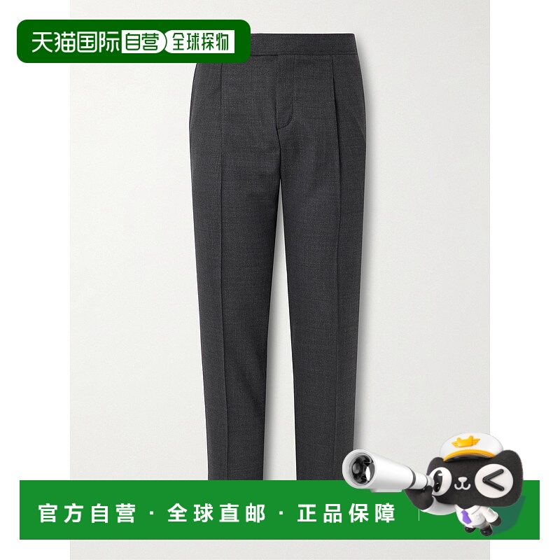 1h可退 香港直邮潮奢 Brioni 布里奥尼 男士 直筒羊毛裤子 RP350L