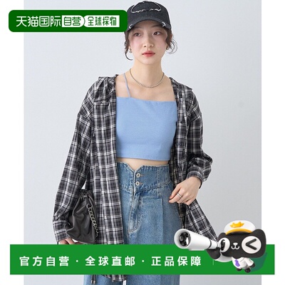 1h可退 日本直邮earth music&ecology 女士秋季休闲长款衬衫 0100