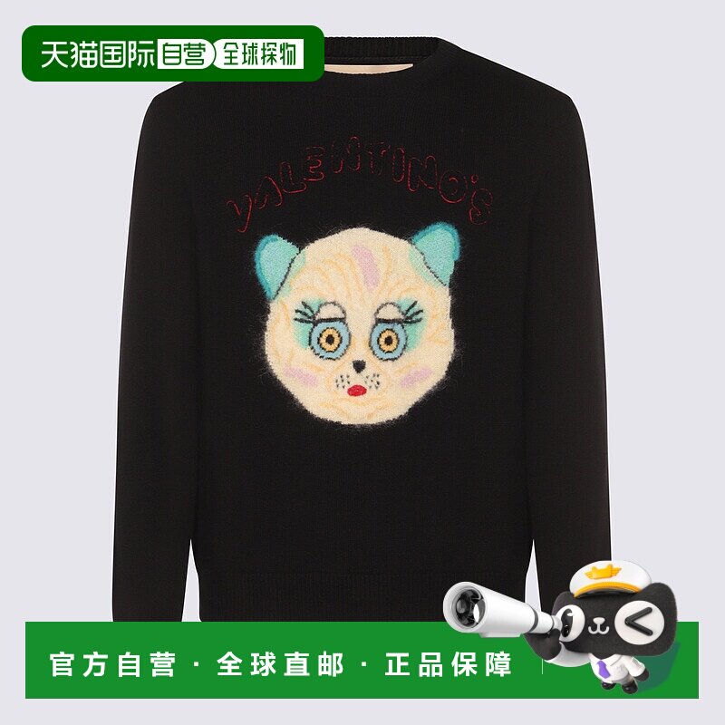 香港直邮VALENTINO 男士针织衫 7V3KC35IB2V0NO AW2025 黑色