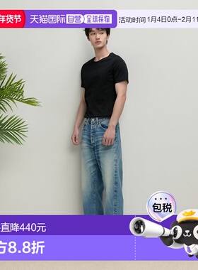1h可退 日本直邮WAREHOUSE 男士二手水洗直筒牛仔裤 1101直筒裤