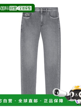 香港直邮Versace 五口袋直筒裤牛仔裤 10116931A11274范思哲