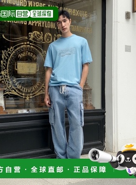 自营 hugo bossRegular-fit T-shirt in cotton with graphic log