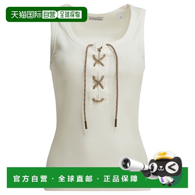 香港直邮BURBERRY 女士背心吊带 8117713 SS2026 米白色 Tops