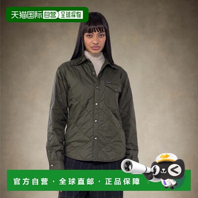 自营members onlyWomen's Oversized Quilted Shirt Jacket - oli