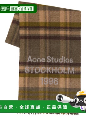 1h可退 香港直邮Acne Studios 艾克妮 女士 Venus 1996 格纹围巾