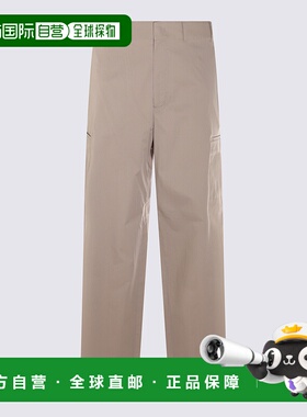 香港直邮FENDI 男士休闲裤 FB1033AU62F0GQK SS2025 灰色 STRAIGH