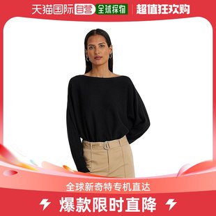 女士棉混纺蝙蝠袖 香港直邮潮奢 Lauren Ralph 毛衣