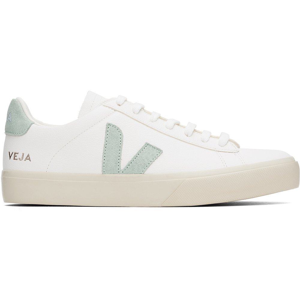 潮奢 Veja 男士 白色 Campo Leather 运动鞋 CP0502485B