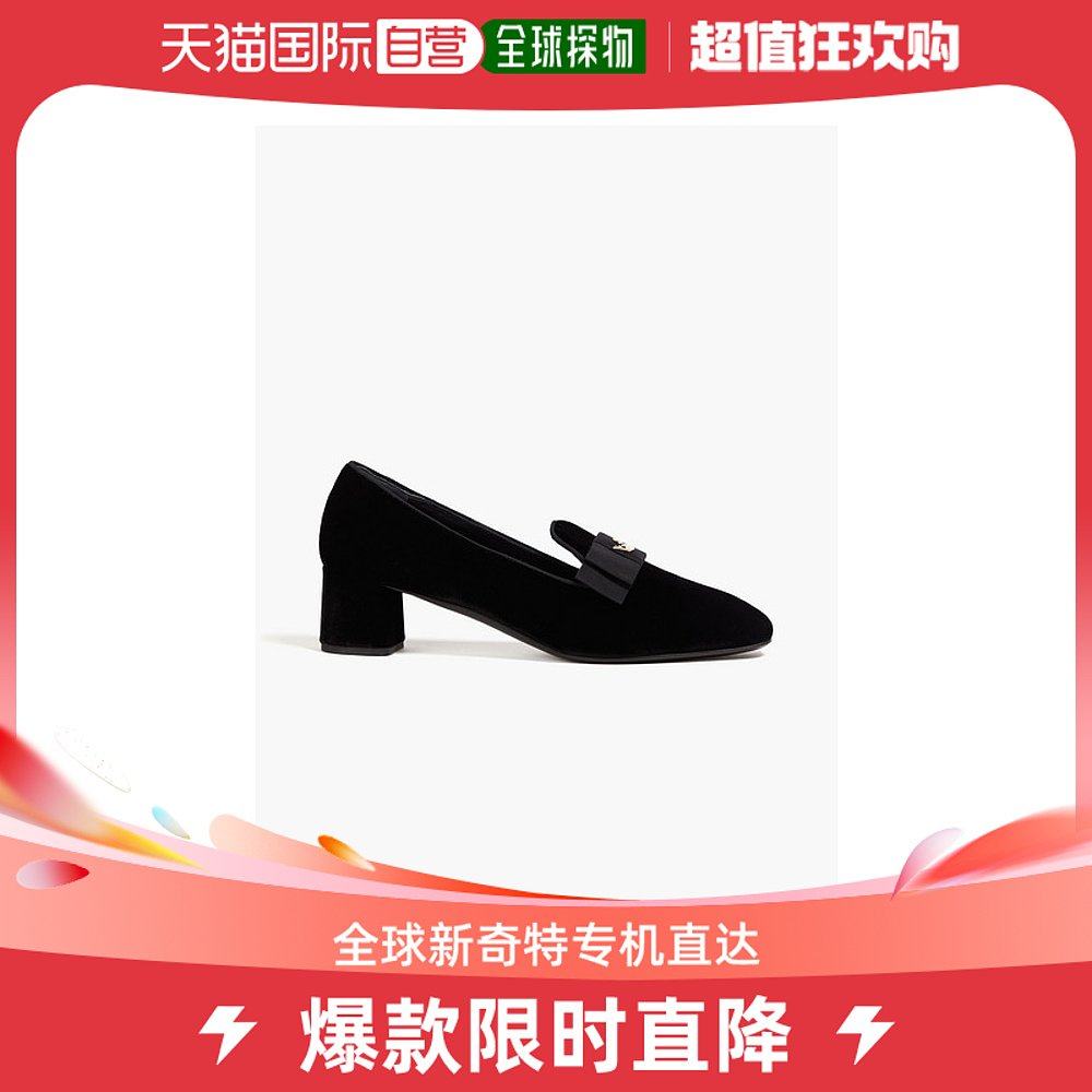 香港直邮潮奢 Church'S 女士Abbie 45 精饰天鹅绒浅口鞋