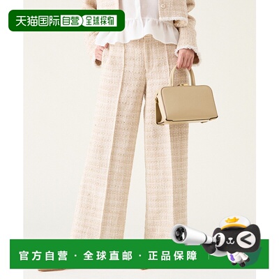 1h可退 日本直邮martinique 女士GIOLICA夏季轻薄半宽腿西裤 A035