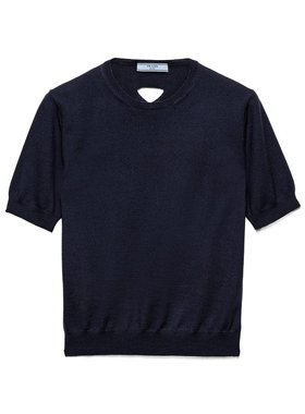 PRADA 女士针织毛衣 P24Q2I165PSOOOF0008 SS2025 蓝色