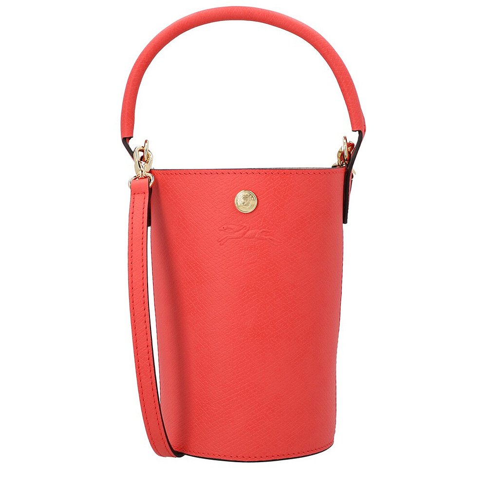 【美国奥莱】直发 Longchamp Épure XS 皮革斜挎包 - 红色