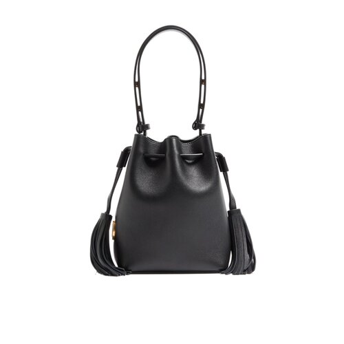 VALENTINO 女士斜挎包 WB0S37HHL0NO AW2025 黑色 徽标单肩包