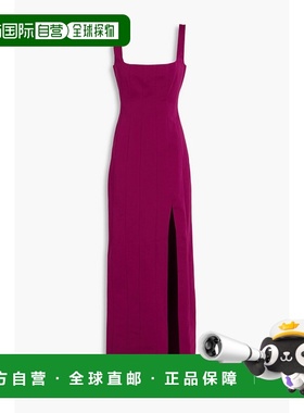 1h可退 香港直邮Staud 女士 棉混纺罗缎长款连衣裙 1417787SYRAH