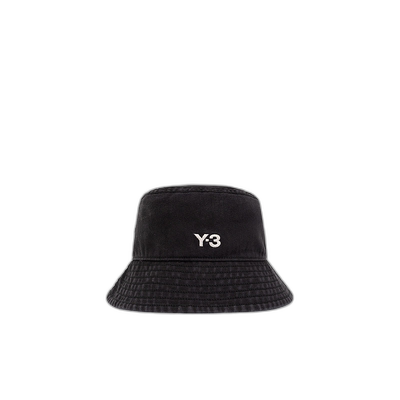 香港直邮Y-3 男士帽子 IX7000 黑色 徽标渔夫帽高级感 潮牌正品