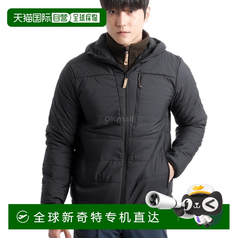 韩国直邮fjallraven瑞典北极狐 男士 Kep 衬垫连帽衫黑色 (8241